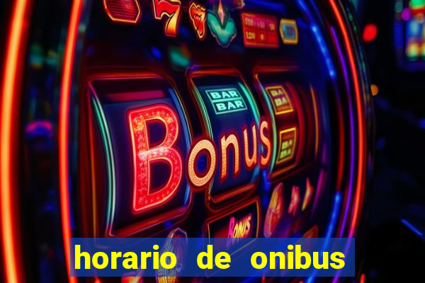 horario de onibus santos dumont x juiz de fora